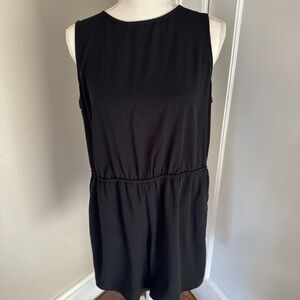 A New Day Black Sleeveless Romper